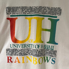 Load image into Gallery viewer, 1988 UNIVERSITY OF HAWAII RAINBOWS T SHIRT - Medium
