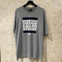 Load image into Gallery viewer, WF 2000s Stussy Down With The Crew T Shirt Size XL
